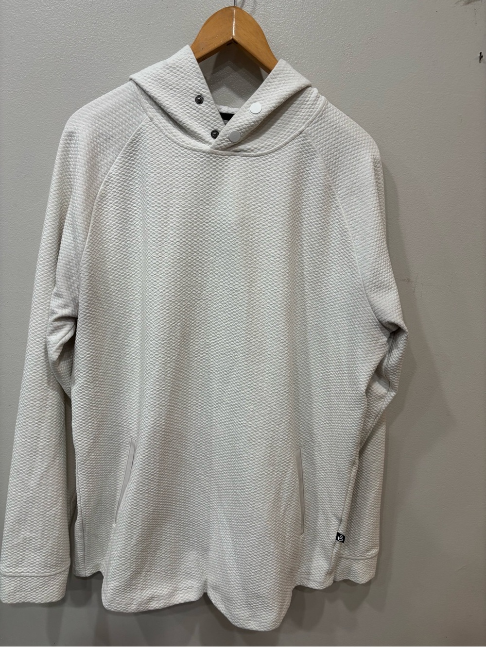 Swannies Textured Golf Pullover Hoodie Stretch Performance Shirt Men’s Size XL